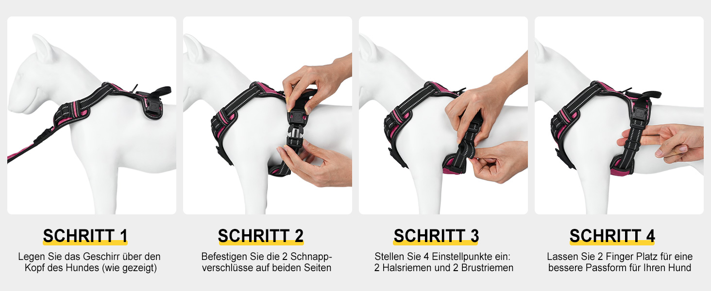 Світловідбиваючий нашийник для собак Joytale з LED, для середніх собак, без натягування, з ручкою, регульований, для нічних прогулянок, зелений, розмір M