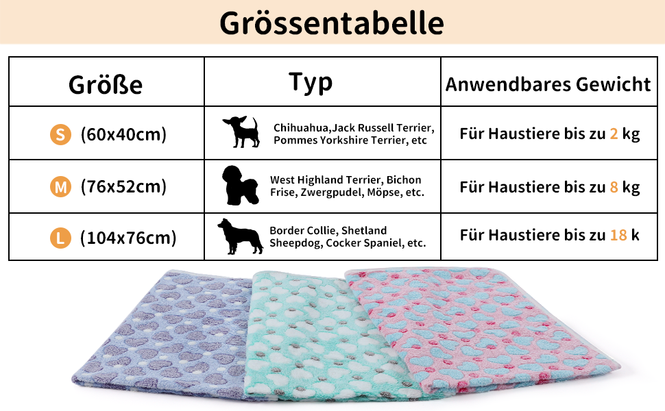 М'яка ковдра для собак та котів Demigeat, 3 шт. - тепла, миюча, для літа та весни, велика, кольорова