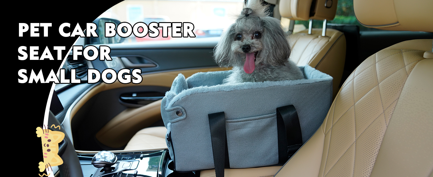 Автокрісло для собак та котів: стабільне, з ременями, знімне, миється, до 6 кг