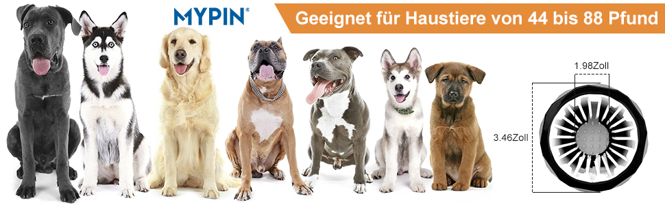 Автоматичний мийник лап для собак MYPIN, 2-в-1 з м'якою силіконовою щіткою, для великих собак та котів (чорний)