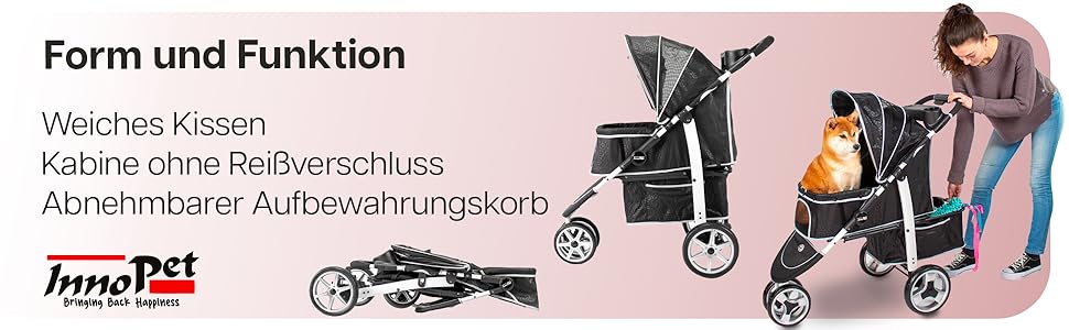 Захист від дощу та вітру для дитячого візка Innopet Monaco, сітчасте вітрозахисне скло без блискавки