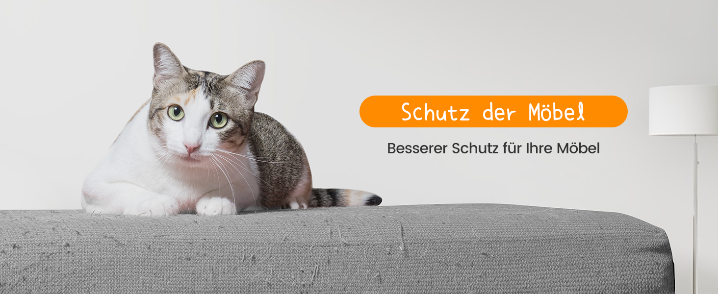 Набір з 3 кігтеточок для котів Happy Hachi з котячою м'ятою, міцний двосторонній когтеточний борд, ліжко, меблі для захисту