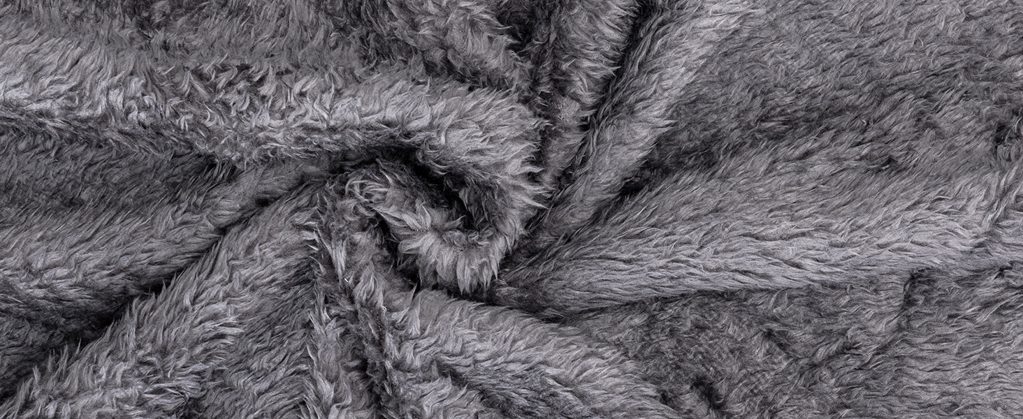 М'який флісовий килимок для собак та котів Nobleza, 160 x 120 см, сірий (XL)