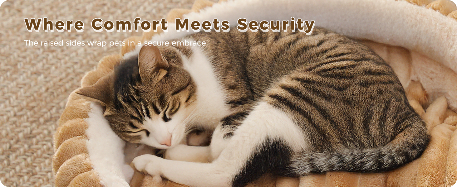 Килимок для кота PAWZ Road, м'який, круглий, сірий, 51x51x20 см