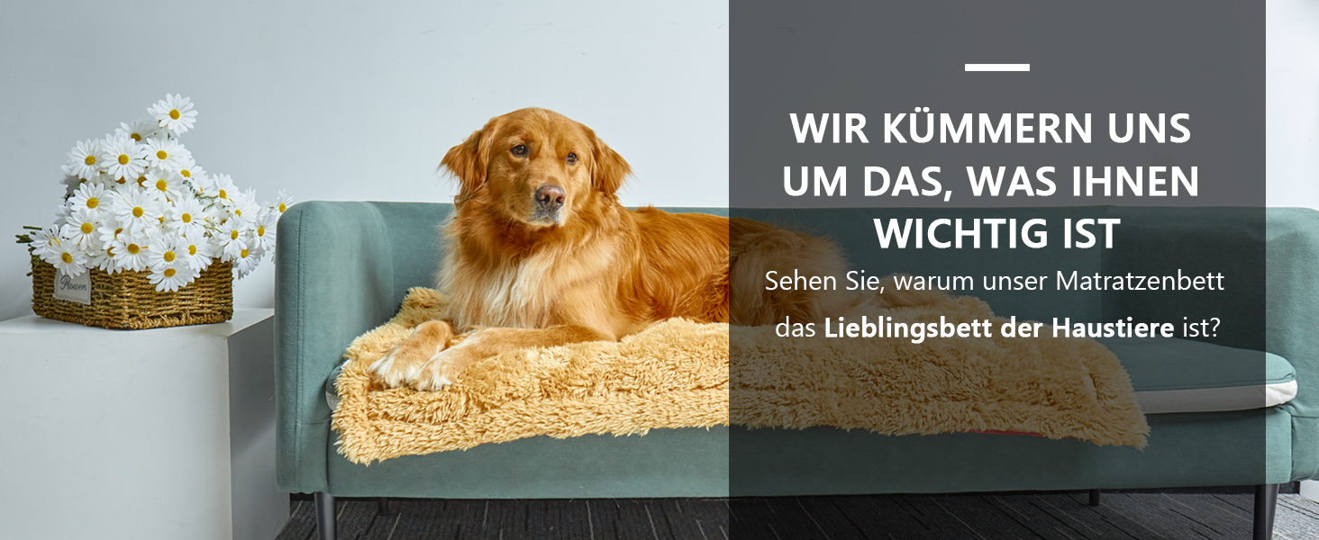 Килимок для собак, ліжко для великих собак Comfy - миючий, плюшевий, стильний, 110x70 см, блакитний