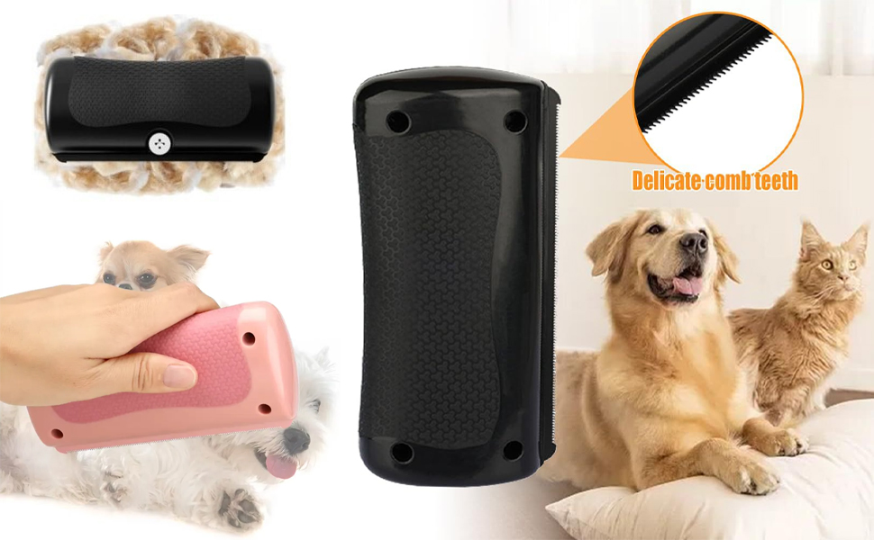 Груміфі Пет Кер Щітка для догляду за шерстю собак, Mr Waggy Tails Щітка для видалення шерсті (2 шт.)