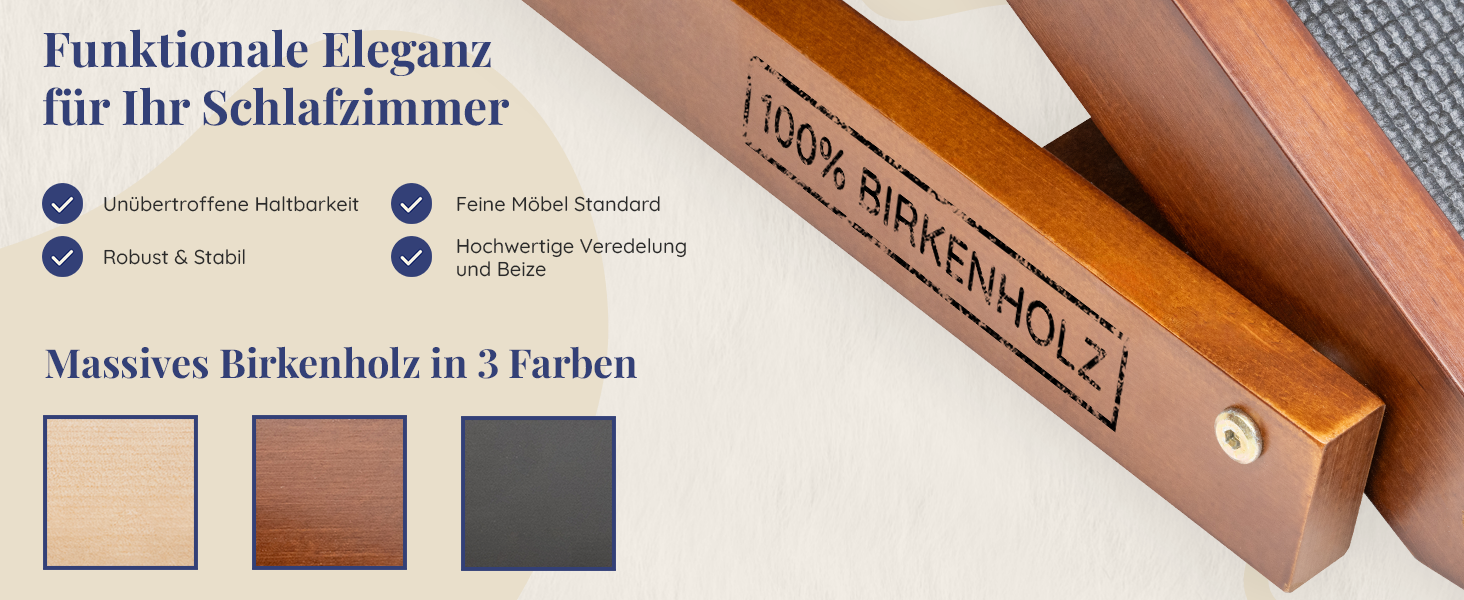Сходинки для собак PRIORPET з берези з захисним бар'єром - регульована висота до 94.5 см - складаються - антиковзке покриття - для собак до 23 кг - колір: горіх