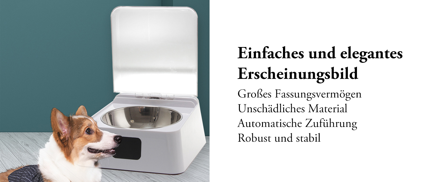 Автоматичний годівниця для собак та котів Pet Smart Feeder, 350 мл, відкрита кришка, перезаряджувана