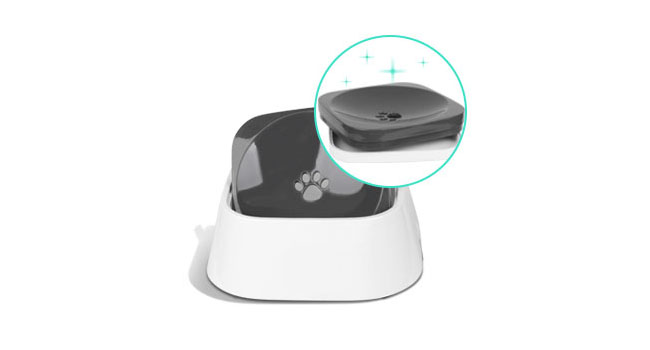Миска для води для собак LumoLeaf, 1л, анти-розливання, для подорожей, не протікає, миска для собак, котів, тварин