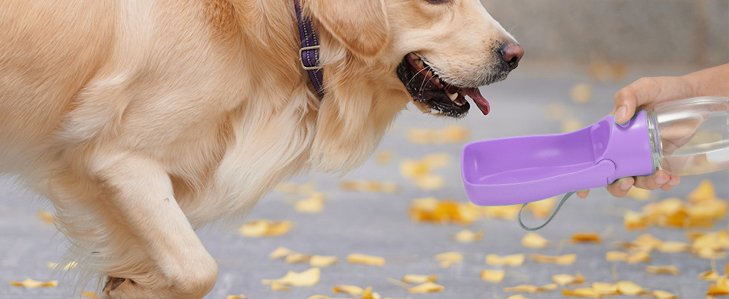 Турбо-пляшка для собак на прогулянці 350мл/570мл - вода для собак, для цуценят, маленьких, середніх та великих собак