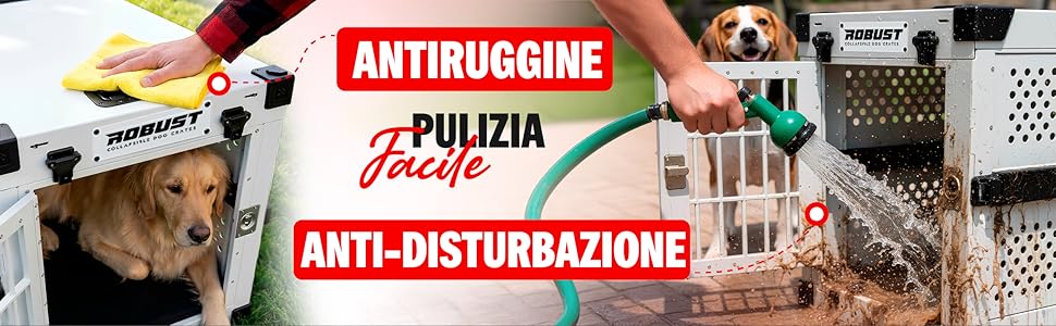 Міцна переносна переноска для собак, складана, для всіх порід – легка алюмінієва переноска з посиленими кутами | Сумка-переноска для собак, для дому, автомобіля, подорожей та авіаперельотів (Білий, L)