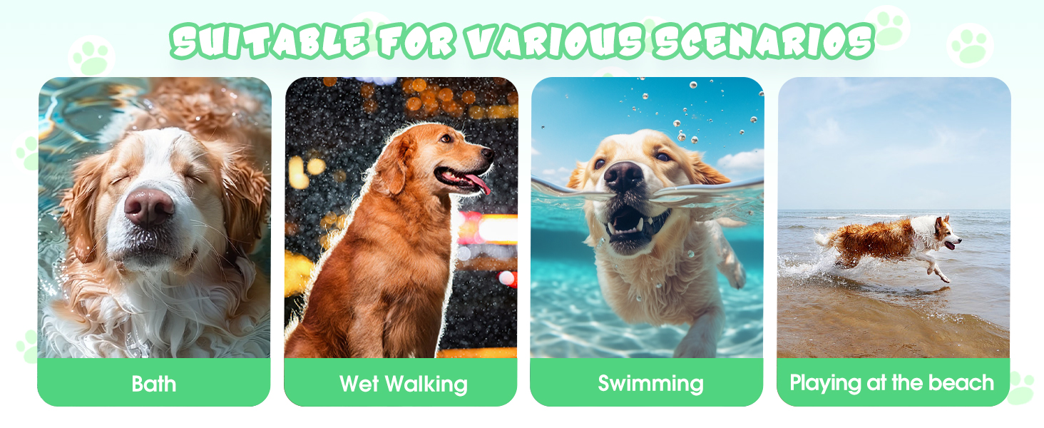 Рушник для собак з мікрофібри, швидко сохне, регульований, надзвичайно поглинаючий, для середніх та великих собак, легко одягається, (сіро-зелений, M)