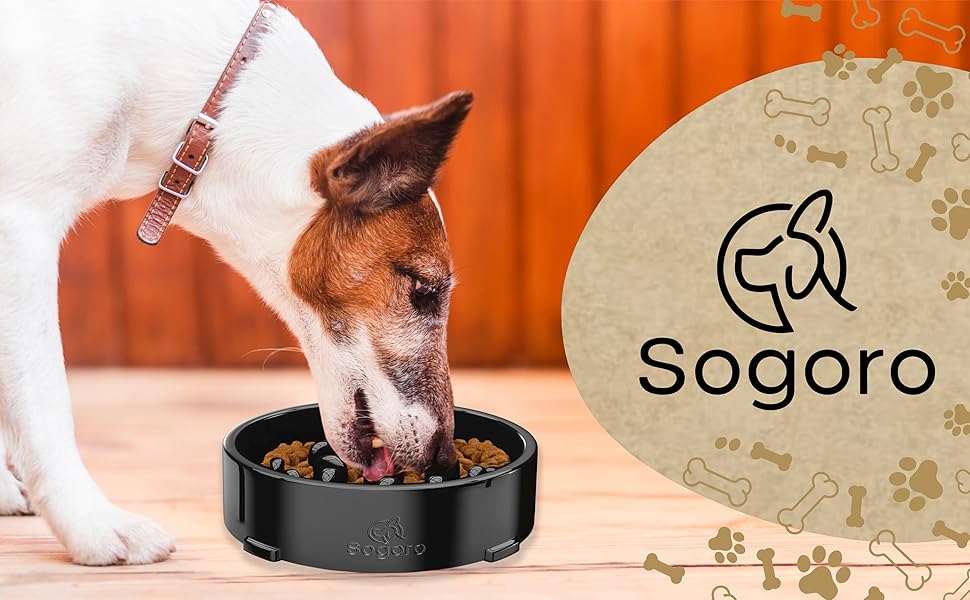 Миска для собак Anti Schling Napf з щіткою для легкого очищення, об'єм до 700 мл, з антиковзаючою основою, для середніх та великих собак, чорна