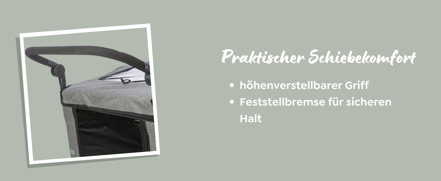 Причіп для собак Trixie на велосипеді, 16.1 x 21.3 x 24.4 дюймів, до 25 кг – підвісна конструкція, великі двері
