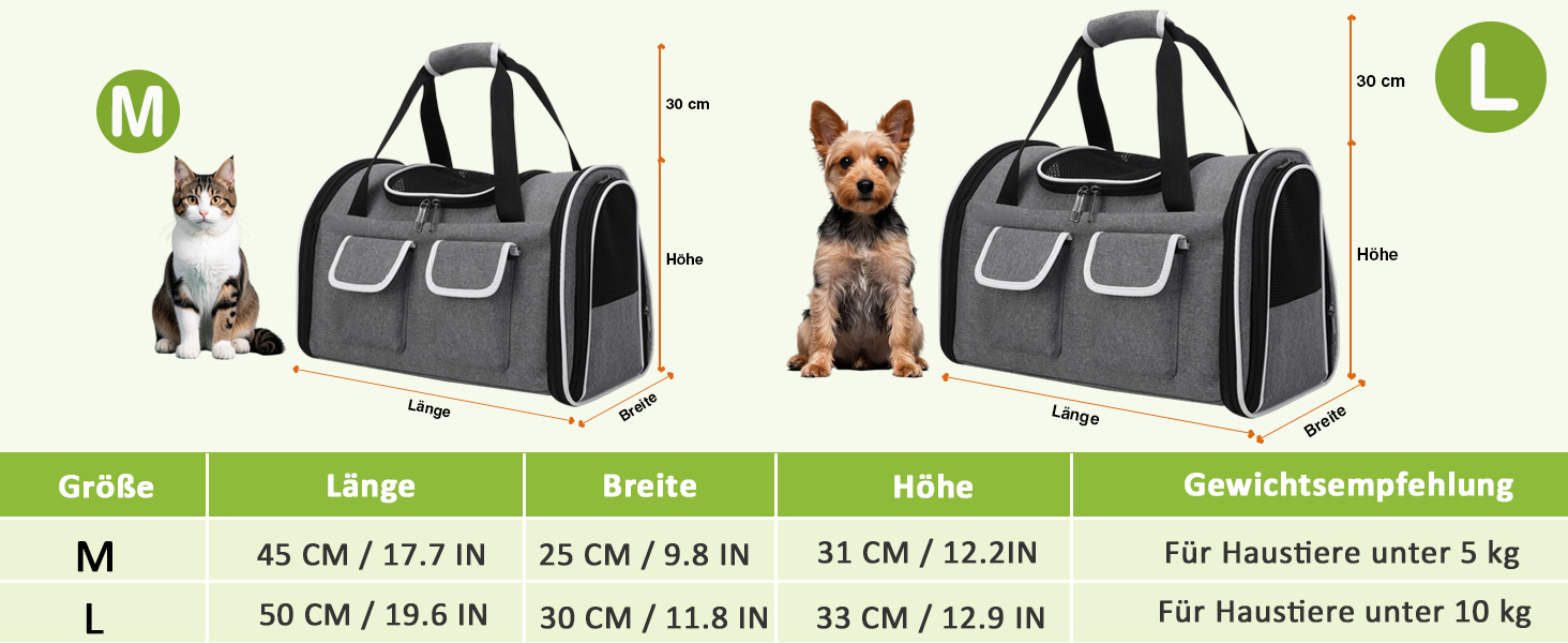 Рюкзак-переноска для котів та собак ALLSOPETS, до 10 кг, сірий, L