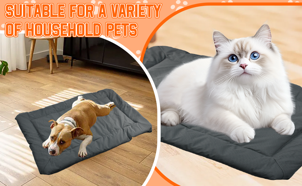 Лежанка для собак середнього розміру 90x60 см: водонепроникна, портативна, складана, для подорожей, в переноску, на диван, в авто