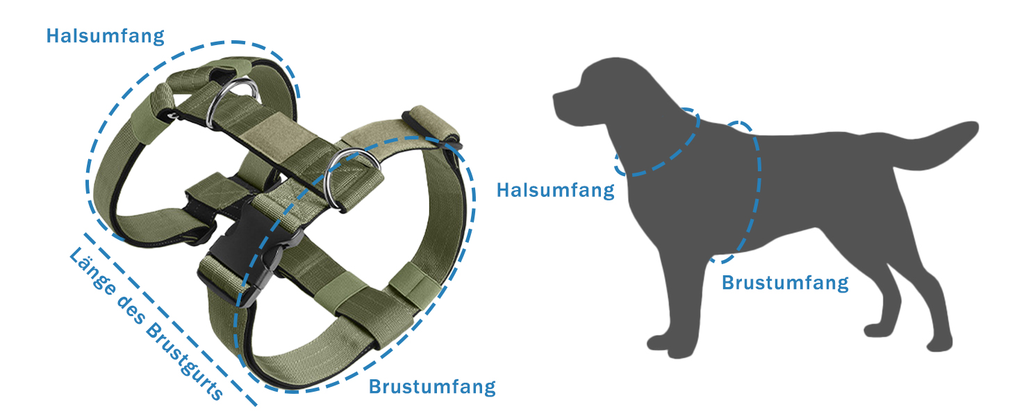 Шлейка для собак FeimaX великих порід, тактична, не тягне, дихаюча, зручна, зелена (L)