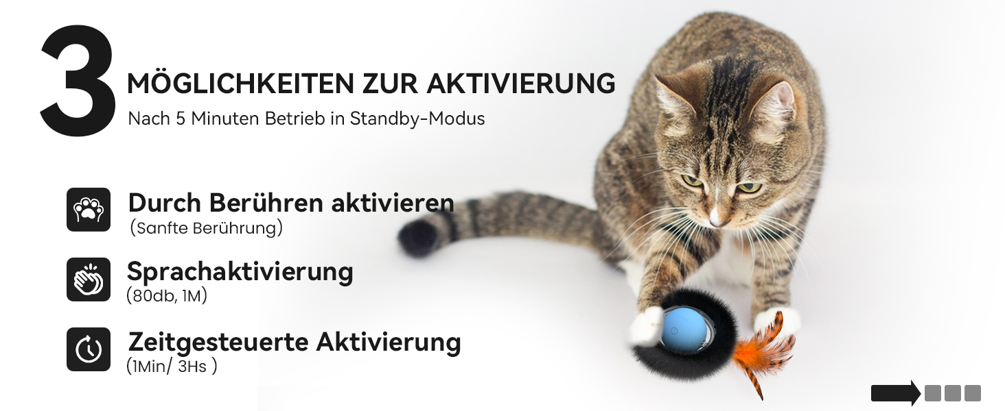 Іграшка для котів, інтерактивна кулька з лабіринтом, автоматична іграшка-мисливець з пір'ям, мисливська іграшка, подарунок для кота