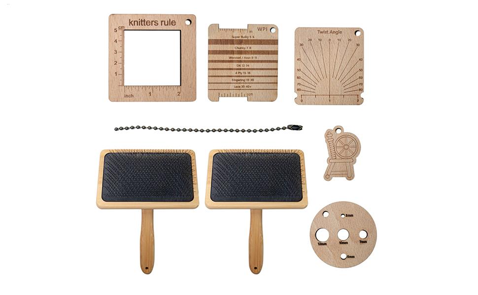 Набір кардерів для вовни, 8 шт. Професійні кардери для ручної кардерації, щітки для навалювання вовни, іграшок, собак, кошенят