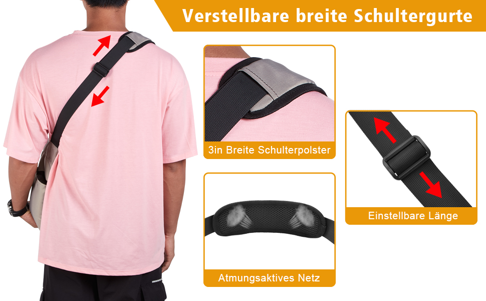 Сумка-переноска для собак Ownpets, сіра, до 6 кг, з регульованим ременем та кишенями, 42x25x14 см