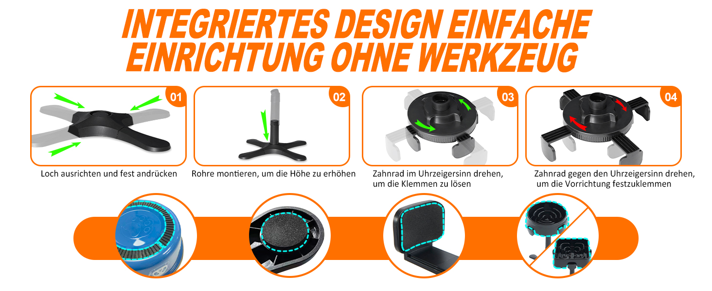 Підставка для годівлі собак, регульована висота, миска для води та корму, 3 рівні, стабільна та неслизька, для малих, середніх та великих собак (Блакитна)