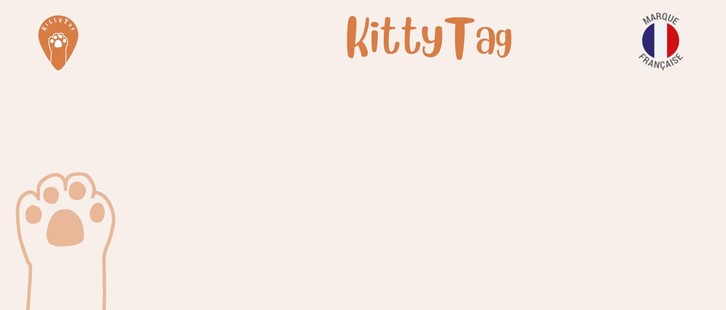 Нашийник для кота KittyTag з аксесуарами, сумісний з Apple Airtag, світловідбиваючий та світловий, GPS, з захистом від задушення, регульований (червоний)