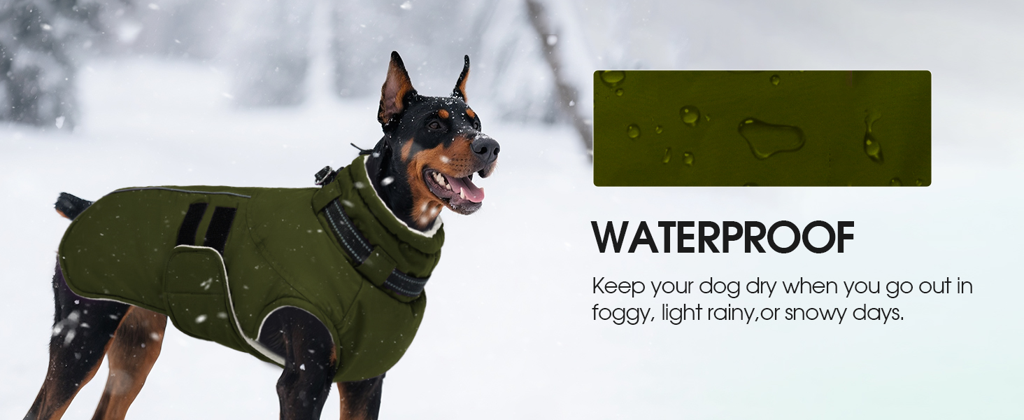 Зимова куртка для собак IECOii, тепла, водонепроникна, регульована, з відбиваючими елементами, фіолетова, XL