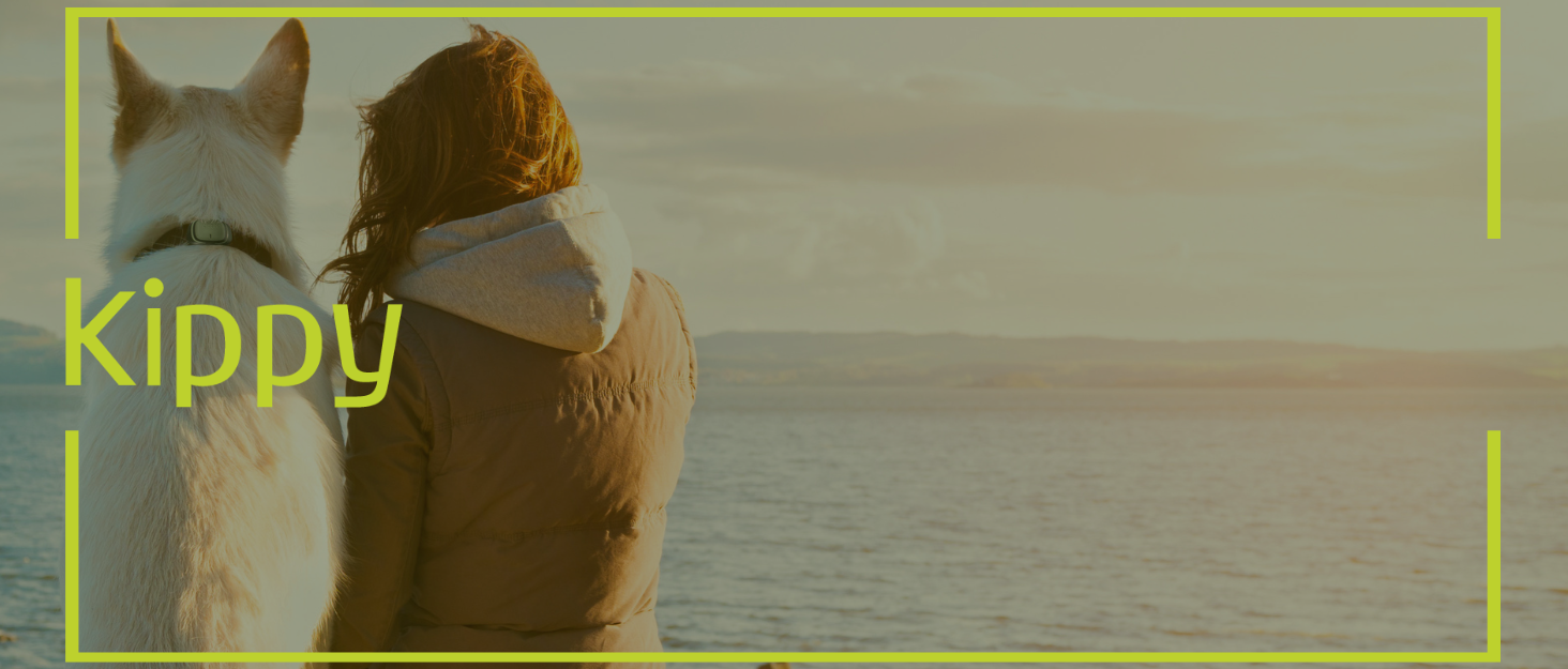 Нашийник для собак Кіппі EVO з GPS-кишенею, світловідбиваючим елементом, розмір S. М'який, зручний, водонепроникний нашийник для маленьких собак