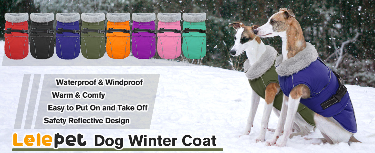 Зимовий теплий жилет для собак великих порід Lelepet: водонепроникна флісова куртка з регульованою блискавкою, армійний зелений, 2XL