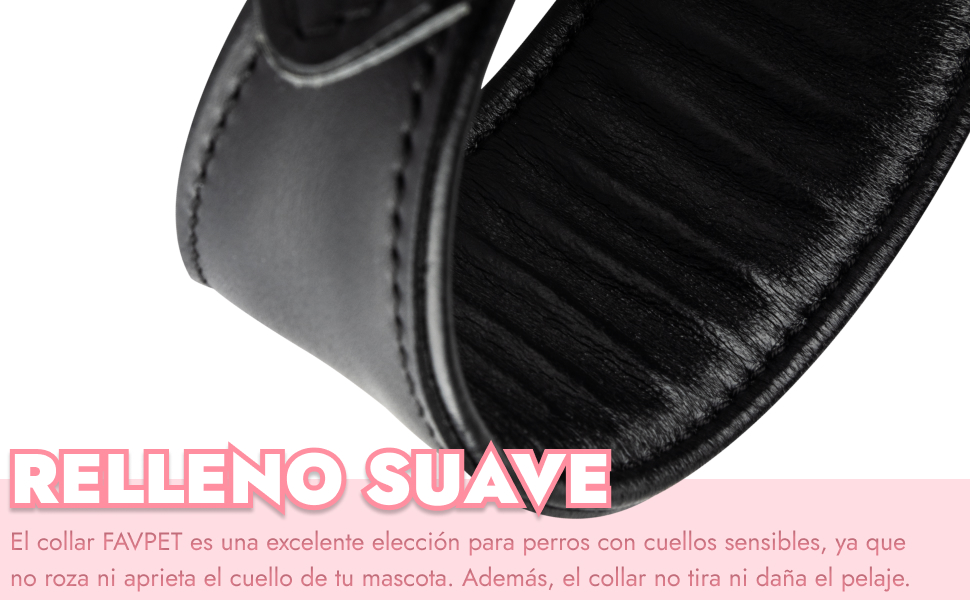 Ручний розпис шкіряний нашийник для грейхаундів FAVPET з QR-кодом, рожевий сакура (M)