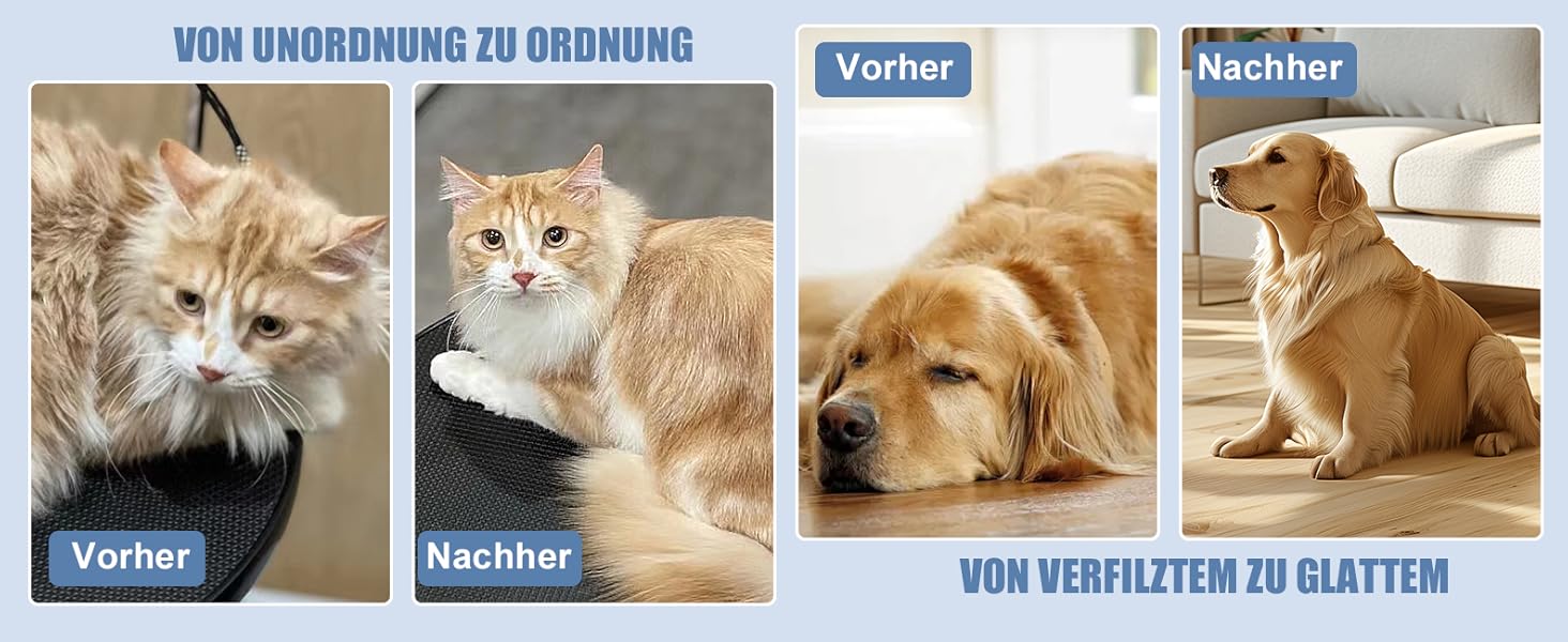 Двостороння щітка для підшерстка та парова щітка для собак та котів з 2 рівнями розпилення, широка розпушувальна щітка для довгошерстих тварин з ковтунами, інструмент для догляду та масажу