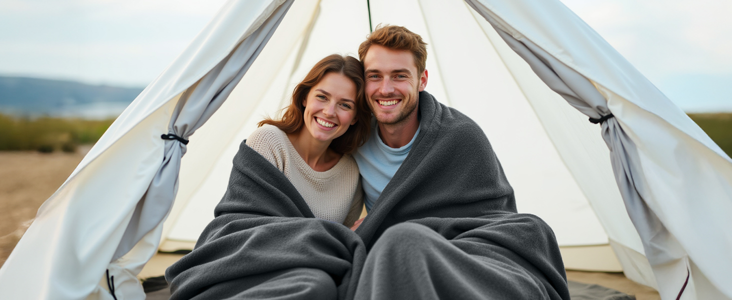 Водонепроникний плед Pick for Life: двосторонній фланелевий плед для дому, авто, подорожей (102x152 см)