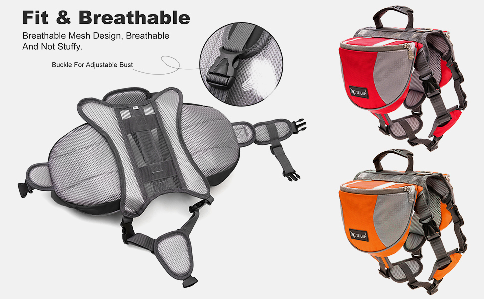 PETCUTE Рюкзак-переноска для собак середніх та великих порід, регульований, для подорожей, прогулянок, тренувань, з ручкою, синій