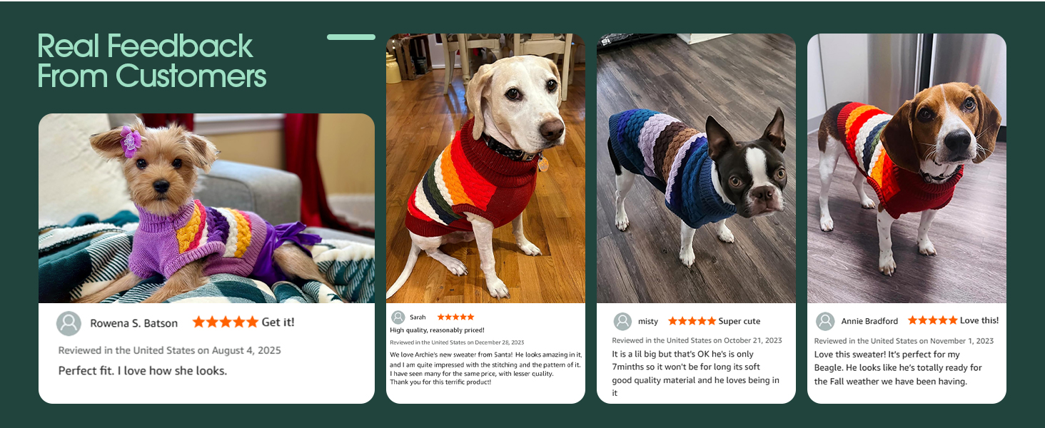 Теплий пуловер для собак Kuoser, пуловер для маленьких та середніх собак, флісовий пуловер, одяг для собак, зимовий пуловер для собак, червоний S