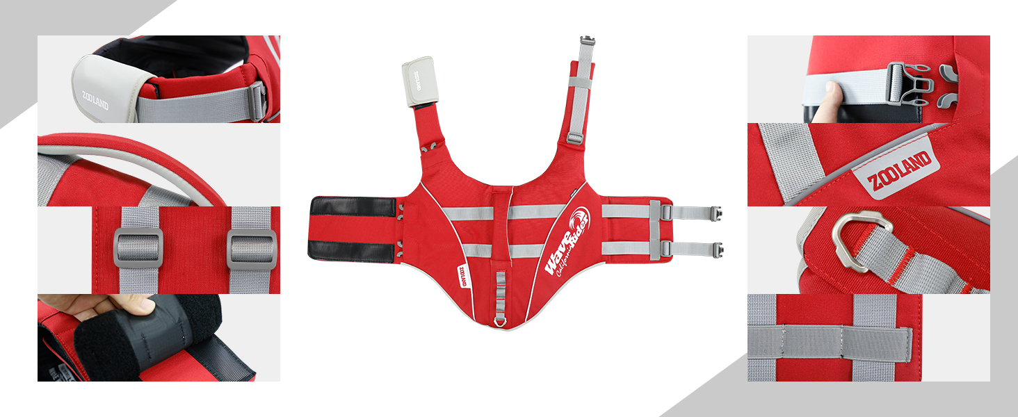 Жилет для плавання собаки ZOOLAND, великий, зелений. Регульований, довговічний, з світловідбиваючими елементами для собак маленьких, середніх та великих порід