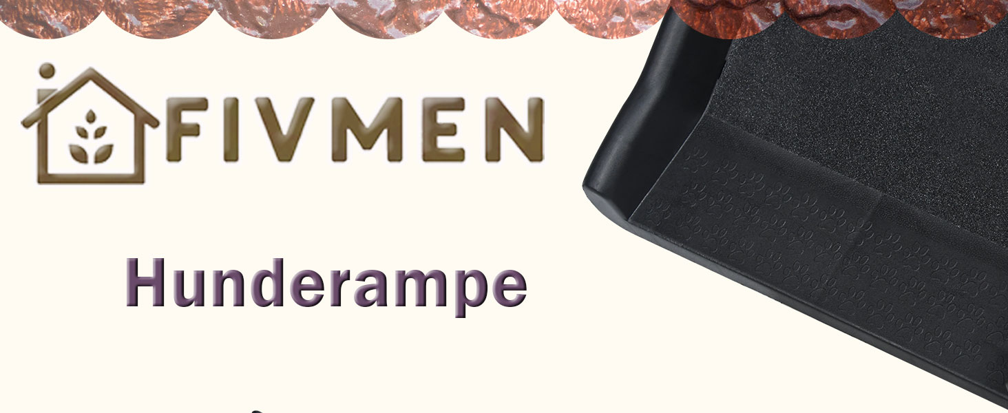 Рампа для собак Hunderampe, складна, антиковзка, до 90 кг, 156x40 см, для SUV, чорна