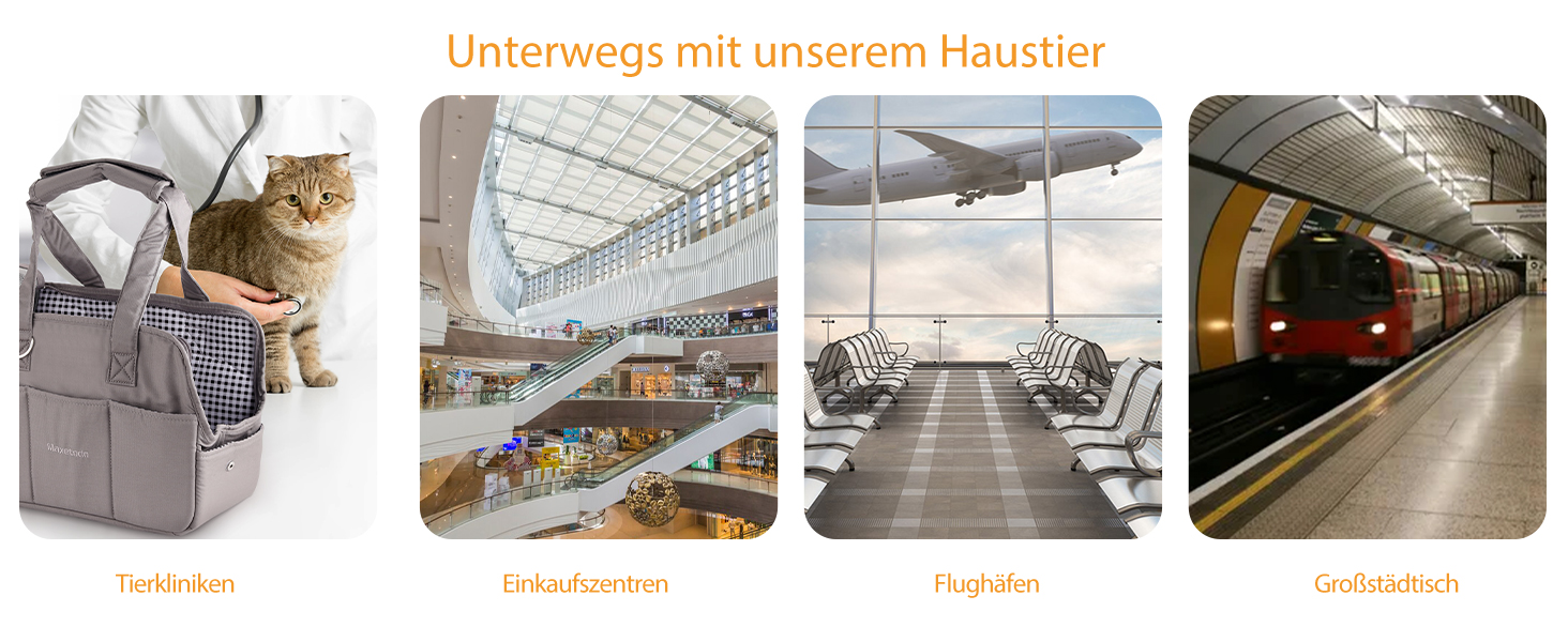 Сумка-переноска для собак та котів Maxetodo, маленька, сіра, 16 x 27 x 34 см