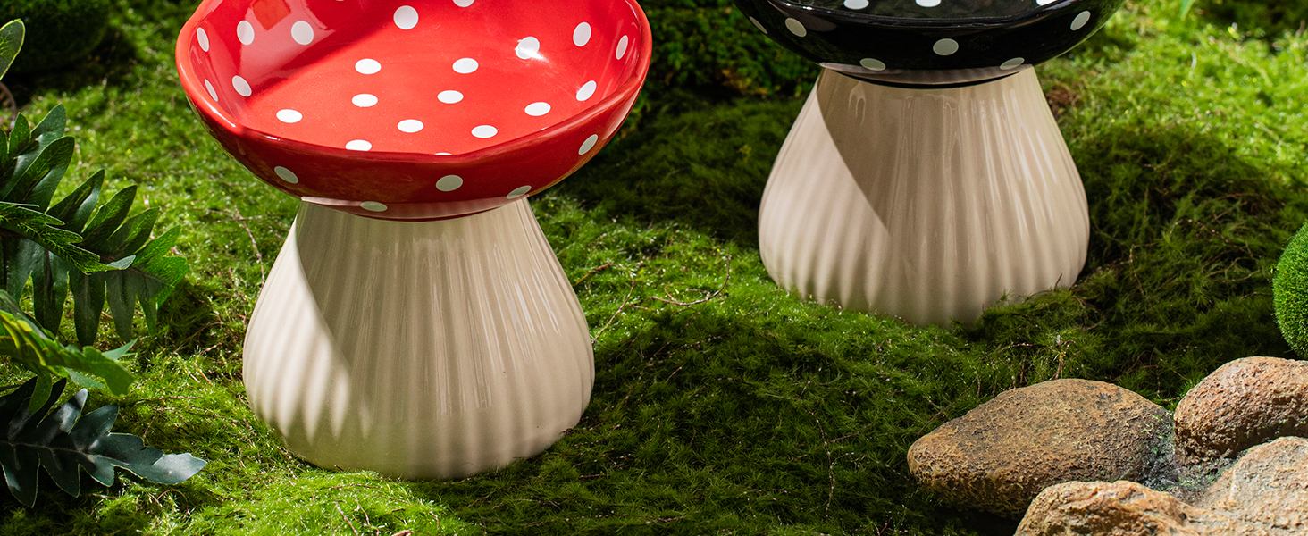 Підвищена годівниця для котів RESVUGA з милим дизайном, безпечна керамічна годівниця для котів та маленьких собак (жовта)