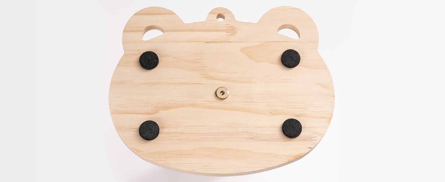 Іграшка для котів MEWOOFUN з дерева, роликовий іграшковий центр з двошаровим обертовим диском, інтерактивна іграшка з пір'ям, 3-в-1 іграшка для кошенят з інтерактивними м'ячиками та висячими кульками, дряпка для котів (маленька)