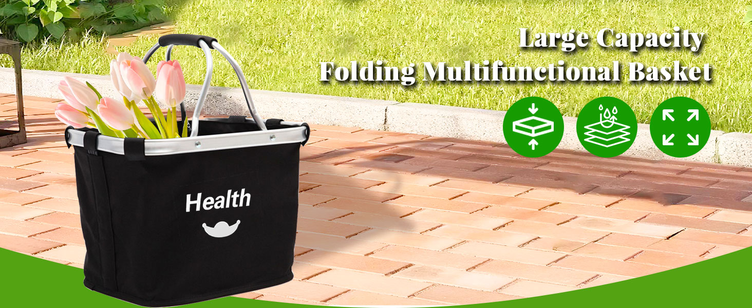 Складаний велосипедний кошик на кермо для собак, покупок, пікніків. З адаптером для керма