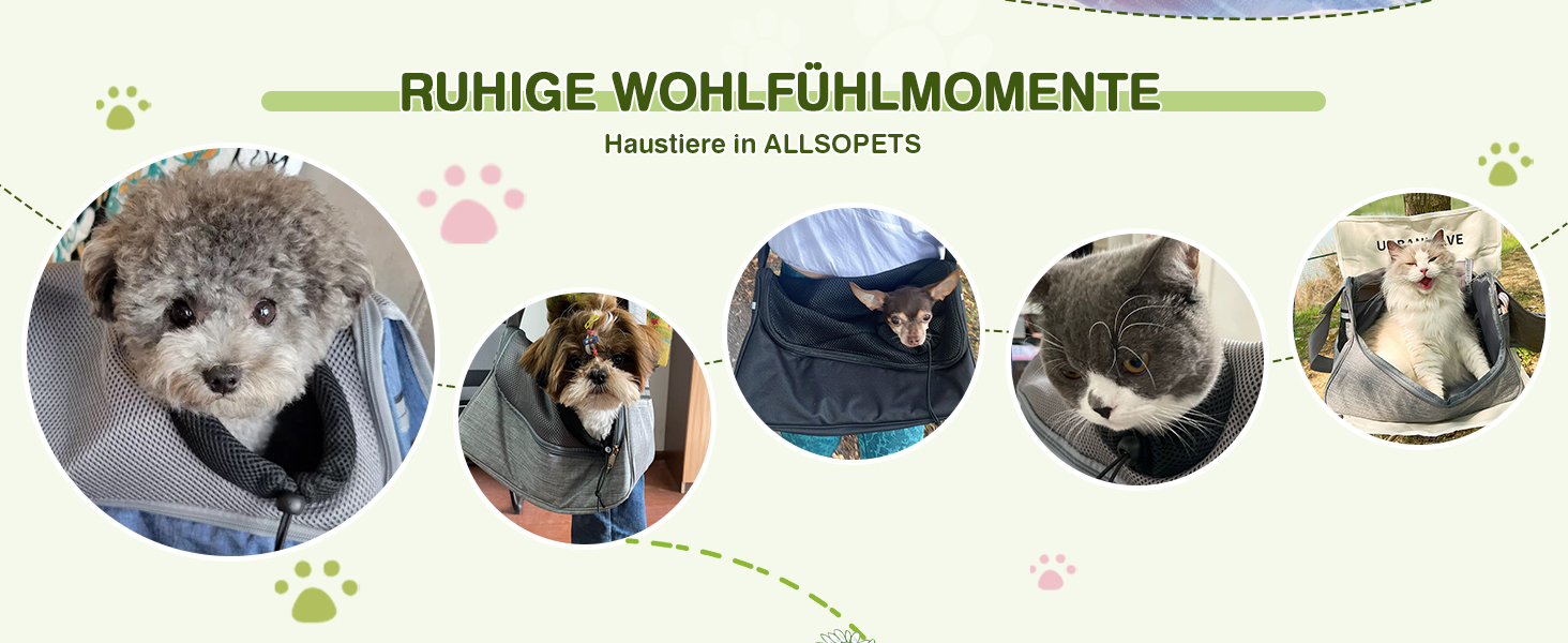 Сумка-переноска для собак та котів ALLSOPETS, виносна сумка-переноска для тварин, до 5 кг, бордовий колір