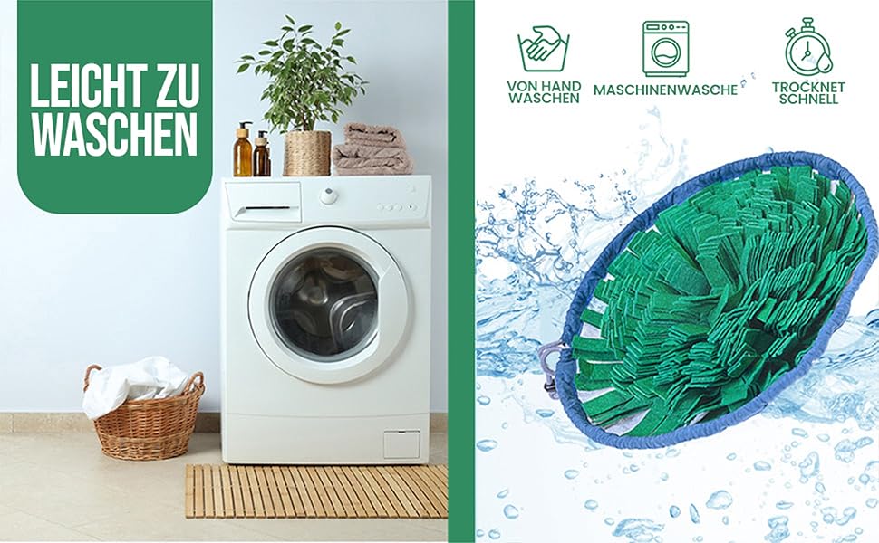 PET ARENA килимок для нюхання собак - інтелектуальна іграшка для собак, зелений, регульований розмір, миється