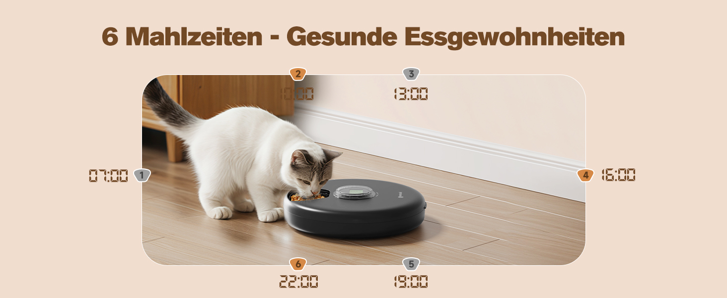 Автоматичний дозатор корму для котів: автоматичний диспенсер вологого корму для котів, бездротовий, з охолодженням, таймер, акумулятор, ABS пластик