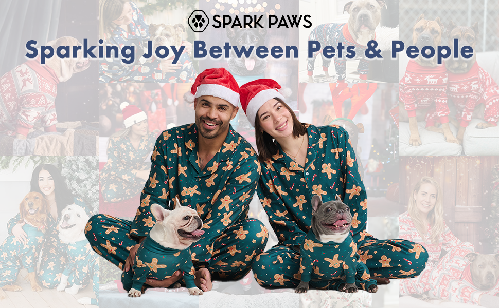 Піжама для собак Spark Paws, ультрам'яка, 4-стороння еластичність, післяопераційний одяг, сорочка-комбінезон для маленьких, середніх та великих собак - M (Gingerbread Man, XL: 10-16kg)