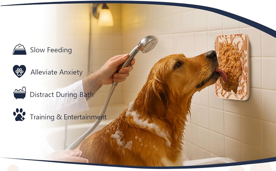 Силіконові килимки для котів та собак Bau+Grün-US (чорний+жовтий, S) - уповільнена годівля, 60 присосок