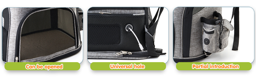 PETCUTE Рюкзак для собак, чорний: зручний та дихаючий, з внутрішнім ременем безпеки та кишенями для аксесуарів. Ідеально для прогулянок, подорожей та активного відпочинку з вашим улюбленцем.