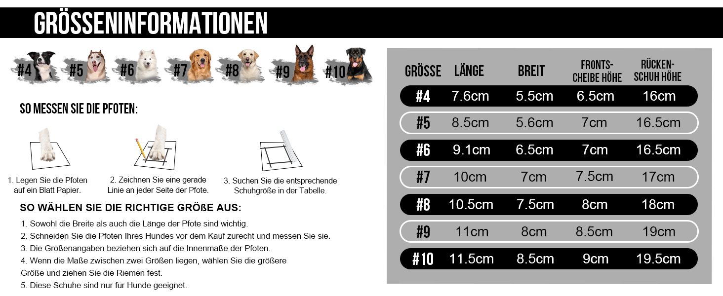 Чоботи для собак OneTigris Pathfinder: 4 шт., чорні, водонепроникні, теплі, регульовані, з світловідбиваючими застібками, розмір 9 (11x8 см)