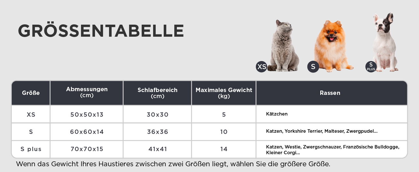 Кругле ліжко для котів BEDSURE Ø 60 см, м'яке, плюшеве, для котів та маленьких собак, 60x60x14 см