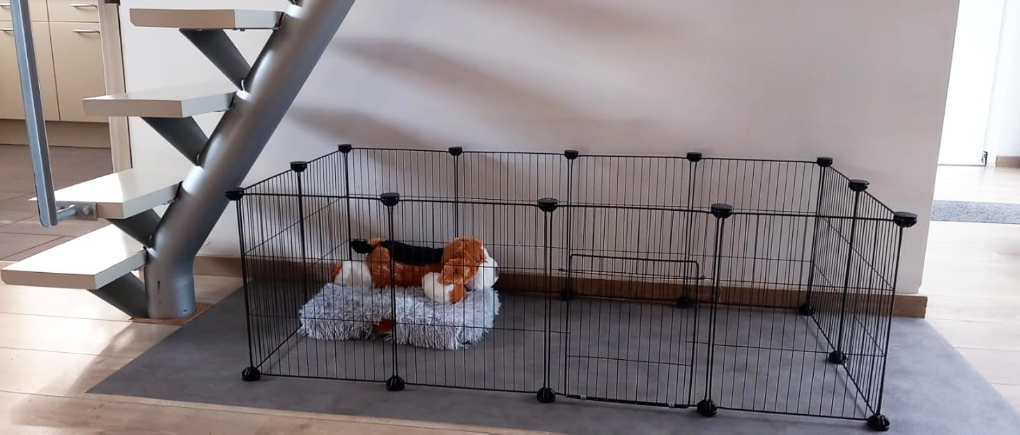 Металеві кубики-органайзери LANGXUN для зберігання, 16 шт. - клітка для дрібних тварин, загон для кроликів, морських свинок, цуценят