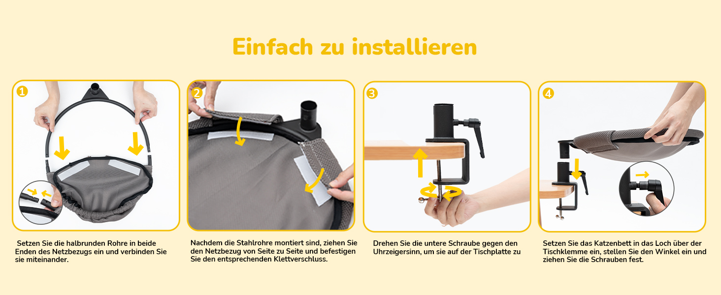 Кішка-гамак CATISM: крутиться на 360°, зручне ліжко-кошик для котів, сірий, 36x38 см, до 20 кг